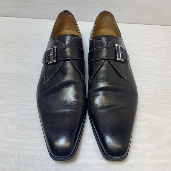 Magnanni Marco II Monk Strap Dress Shoes Men\'s Size 12 Brown Leather Comfort main image 10